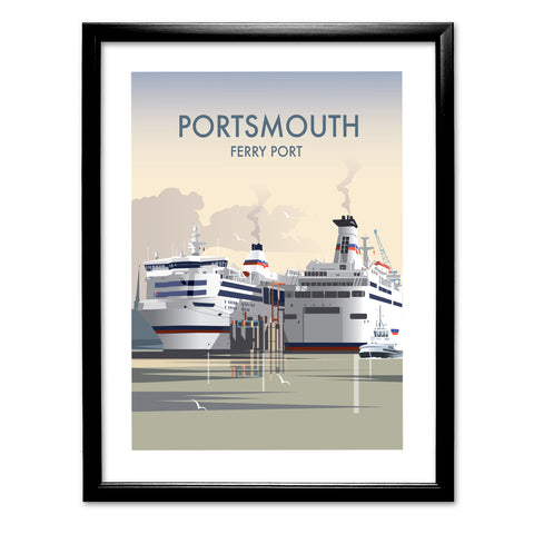 Portsmouth, Ferry Port Art Print