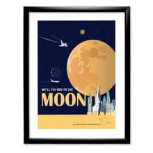 Load image into Gallery viewer, To The Moon Art Print