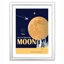 Load image into Gallery viewer, To The Moon Art Print