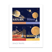 Load image into Gallery viewer, Space Travel Art Print