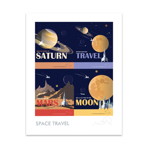 Space Travel Art Print