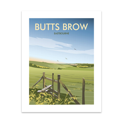 Butts Brow, Eastbourne Art Print