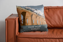 Load image into Gallery viewer, Ouse Valley Viaduct, West Sussex Cushion
