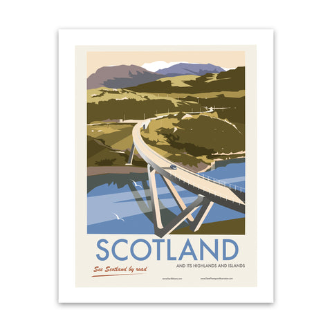 Scotland By Road Art Print