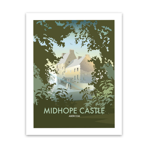 Midhope Castle, Abercom Art Print
