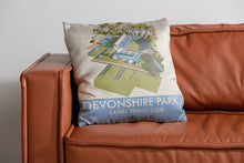 Load image into Gallery viewer, Devonshire Park, Lawn Tennis Club, Eastbourne Cushion