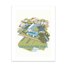 Load image into Gallery viewer, Devonshire Park, Lawn Tennis Club, Eastbourne Art Print