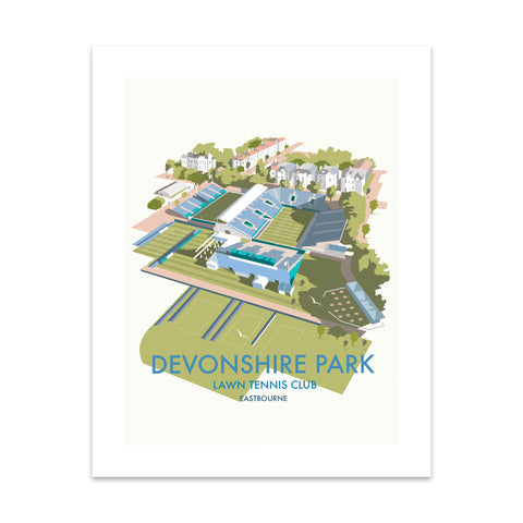 Devonshire Park, Lawn Tennis Club, Eastbourne Art Print