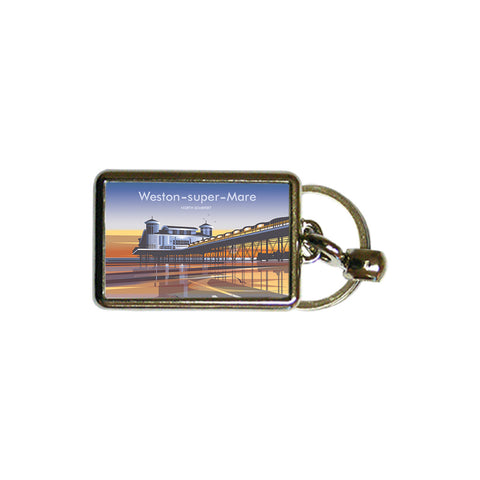 Weston-super-Mare Metal Keyring