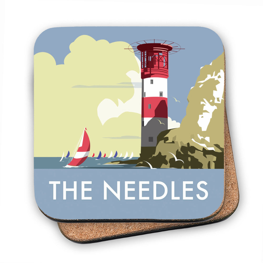 The Needles, Isle of Wight - Cork Coaster
