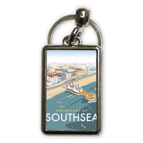 Resort of Southsea Metal Keyring