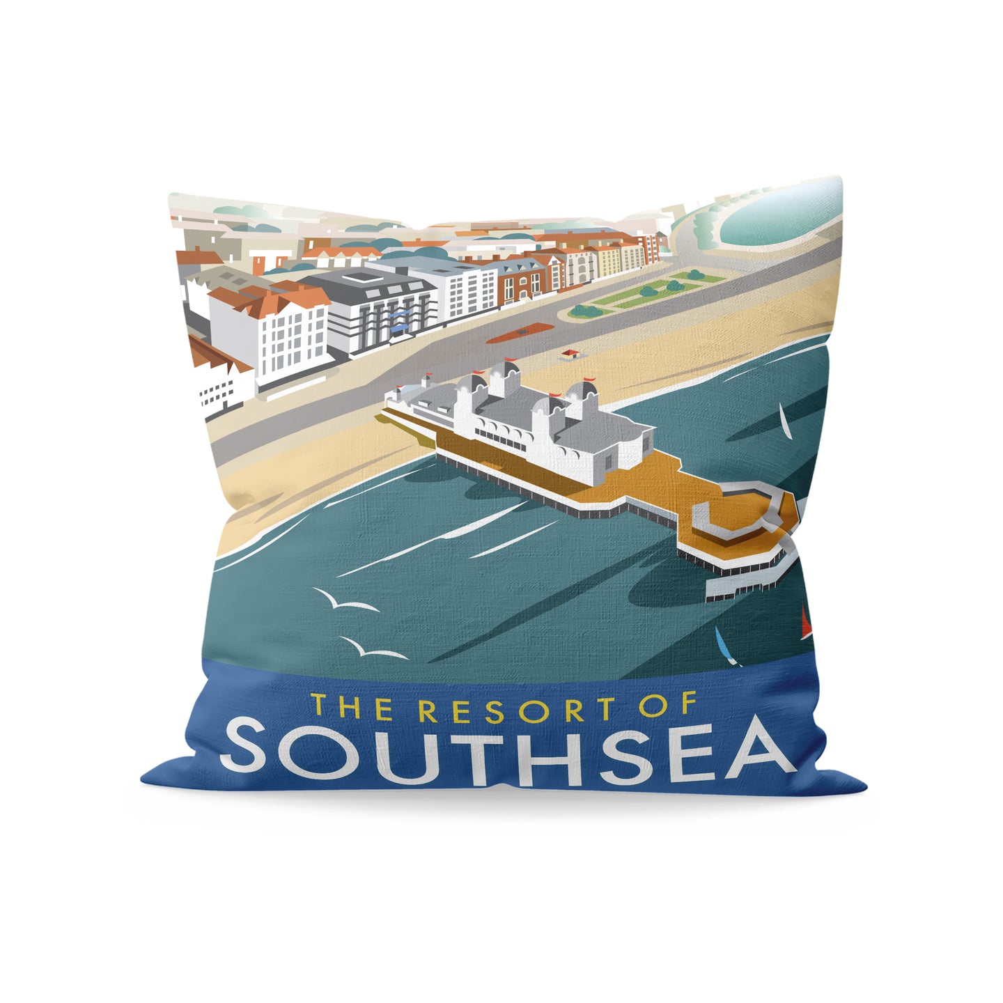Resort of Southsea Cushion