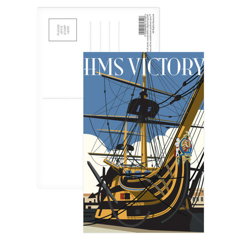HMS Victory Postcard Pack of 8