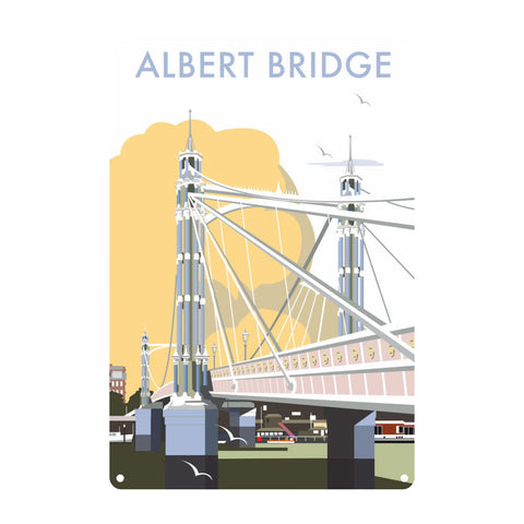 Albert Bridge Metal Sign