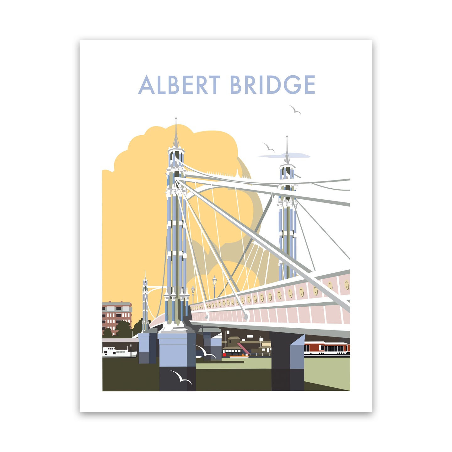 Albert Bridge Art Print