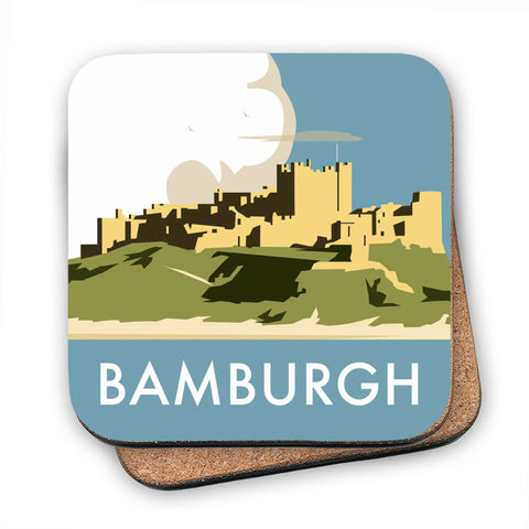Bamburgh Castle - Cork Coaster