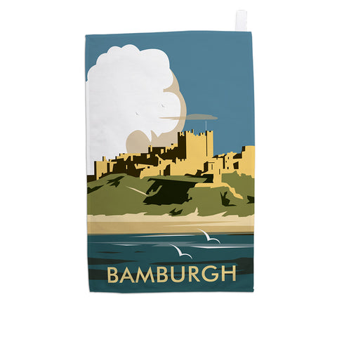 Bamburgh Tea Towel