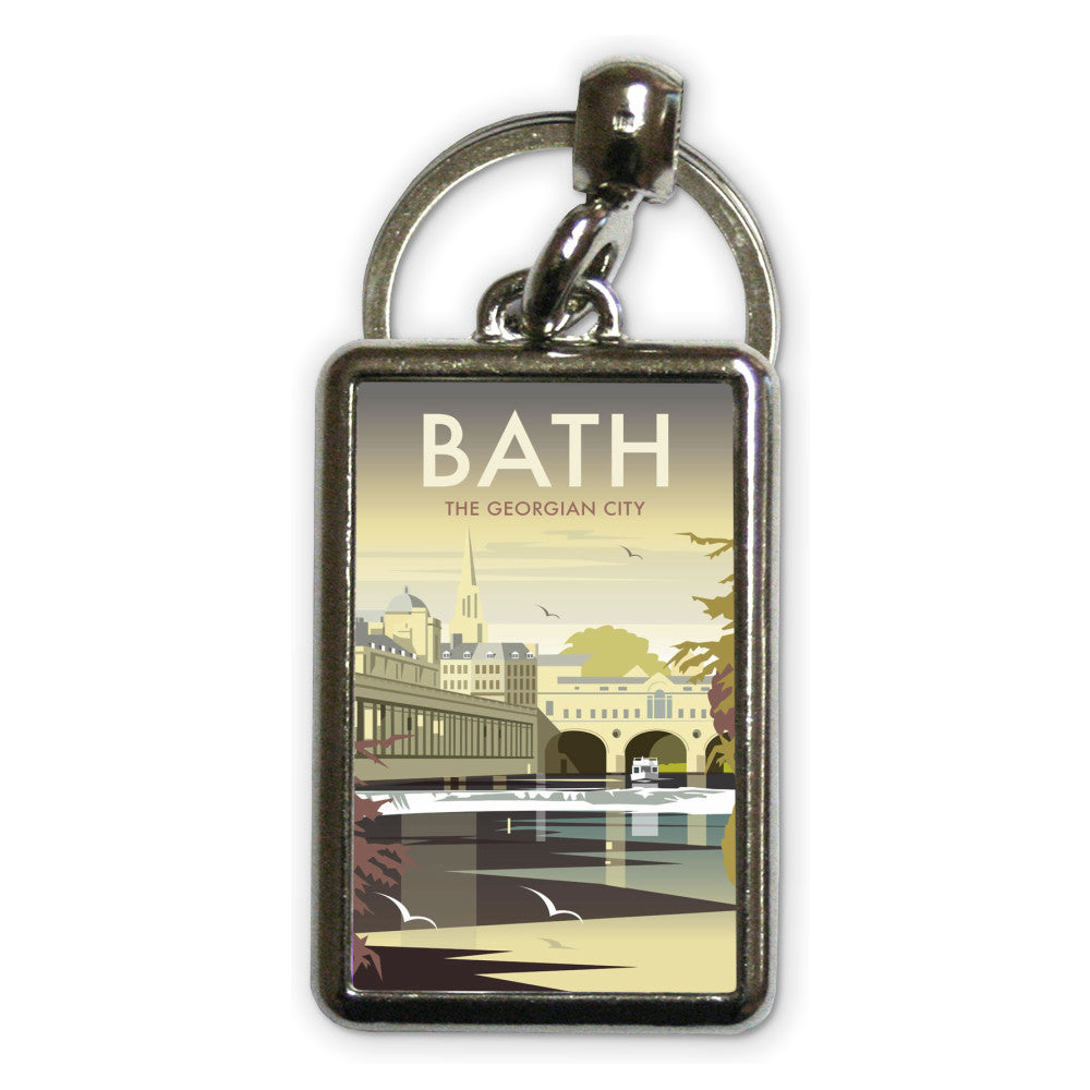 Bath Metal Keyring