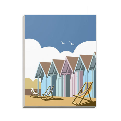 Beach Huts A6 Notepad