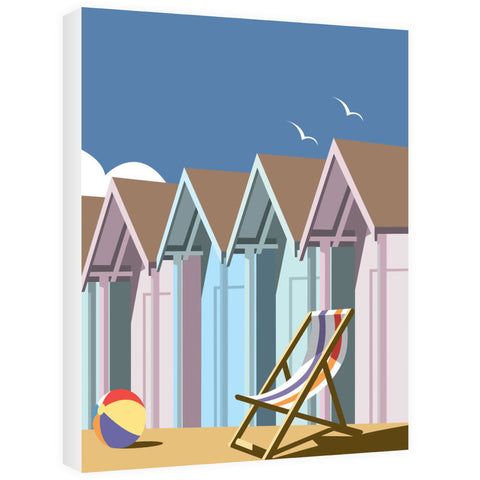 Beach Huts - Canvas