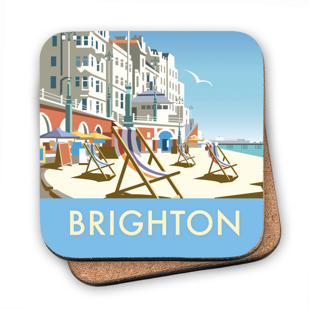 Brighton Beach - Cork Coaster