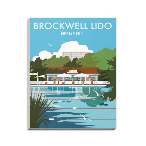 Brockwell Lido A6 Notepad