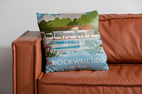 Brockwell Lido Cushion