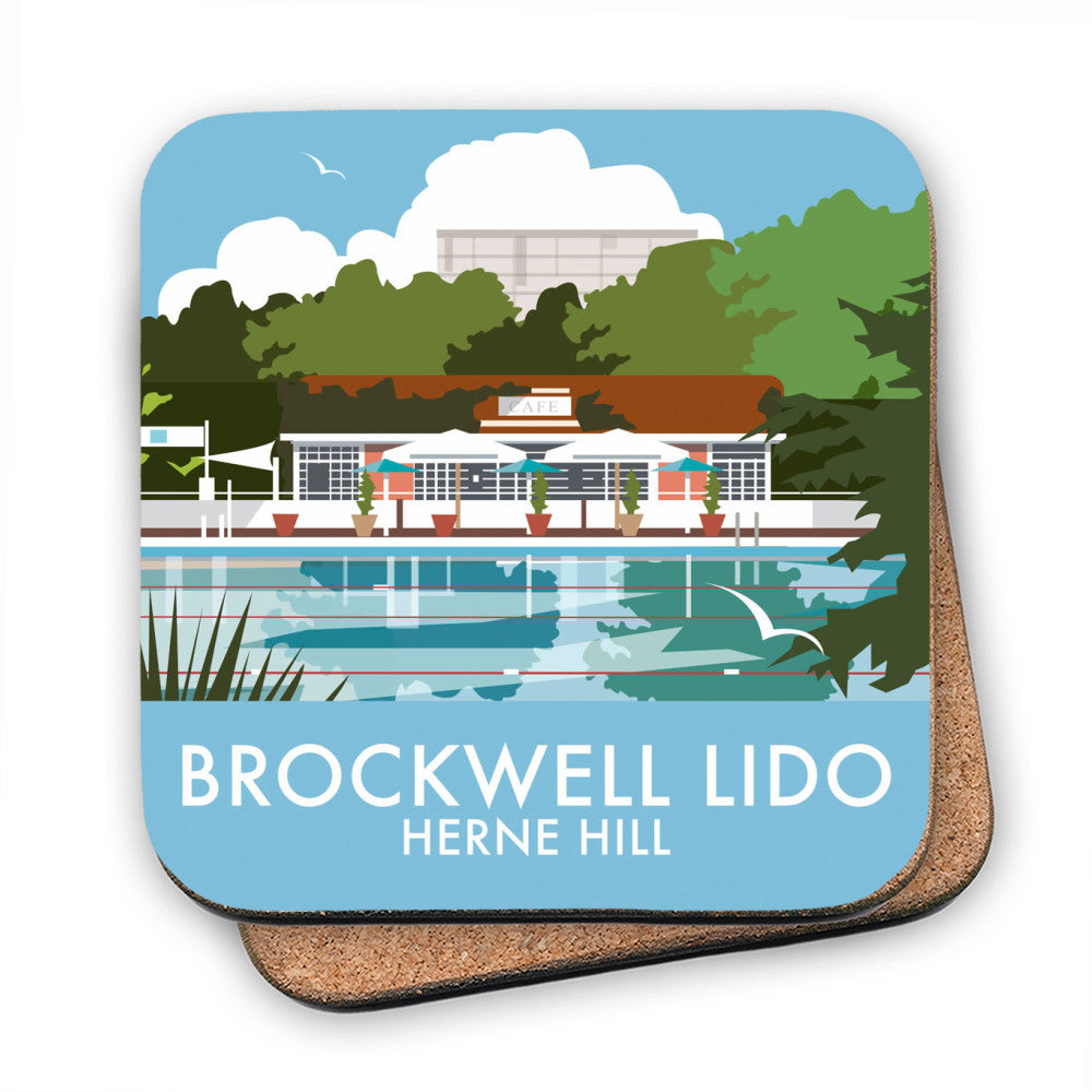 Brockwell Lido, Herne Hill, London - Cork Coaster