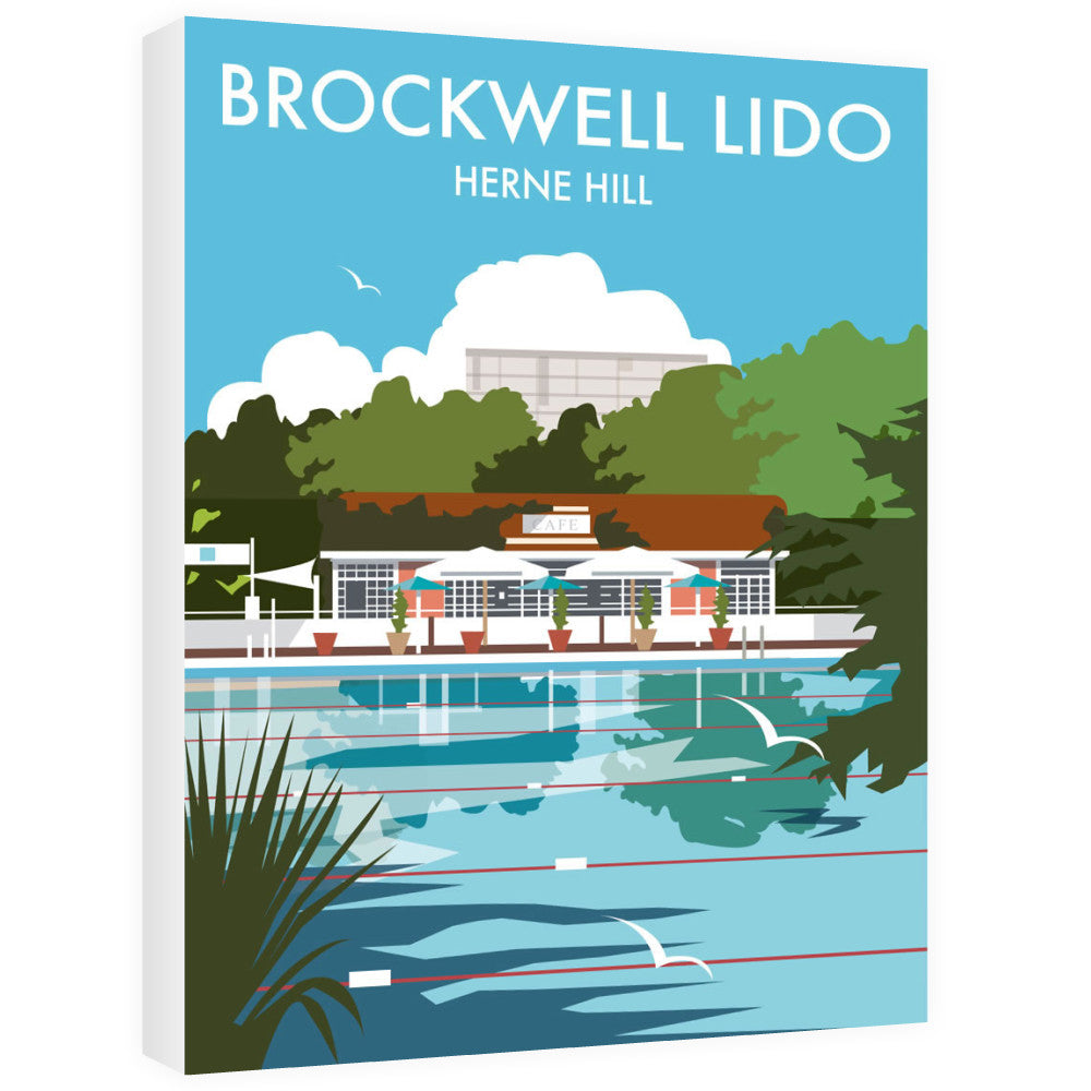 Brockwell Lido, Herne Hill, London - Canvas