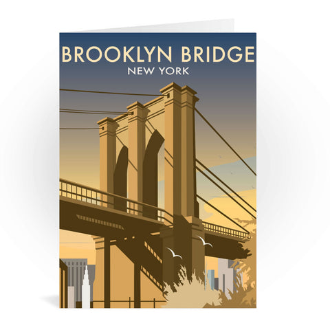 Brooklyn Bridge Greeting Card