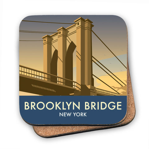 Brooklyn Bridge, New York - Cork Coaster