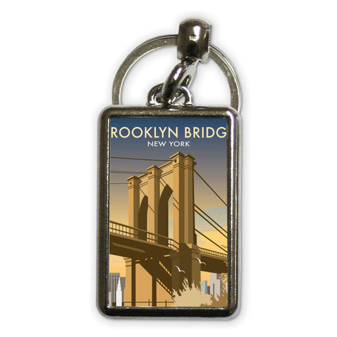 Brooklyn Bridge Metal Keyring