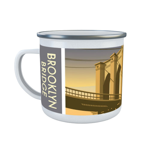 Brooklyn Bridge Enamel Mug