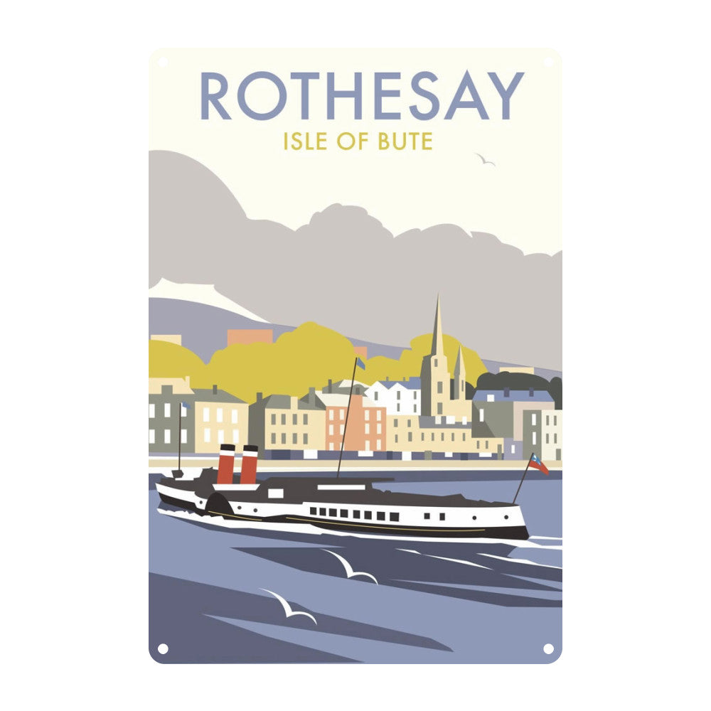 Rothesay, Isle of Bute Metal Sign