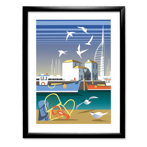 The Camber, Portsmouth Art Print