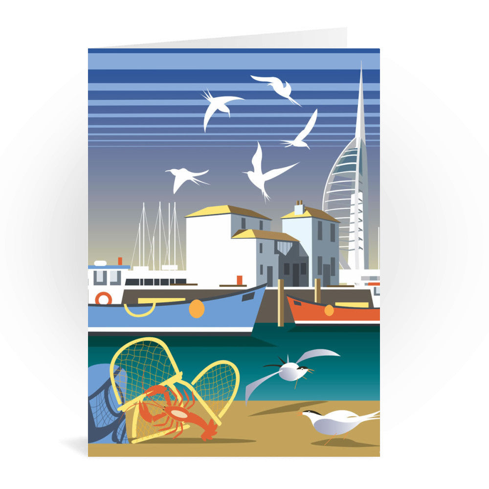 The Camber, Portsmouth Greeting Card