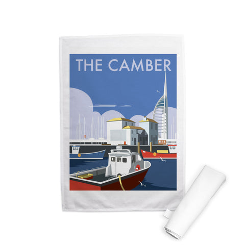 The Camber, Portsmouth V2 Tea Towel