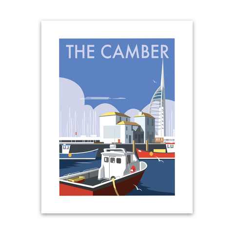 The Camber, Portsmouth V2 Art Print