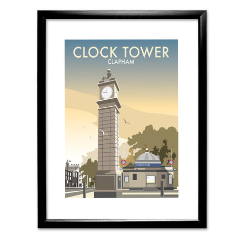 Clock Tower, Clapham Art Print