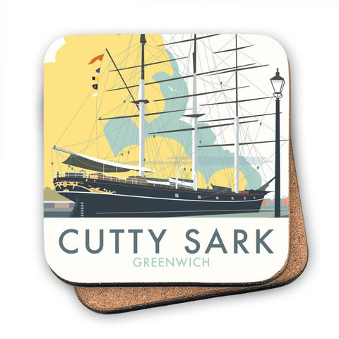 The Cutty Sark, Greenwich, London - Cork Coaster
