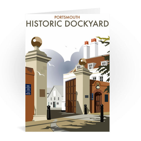 Portsmouth Dockyard Greeting Card