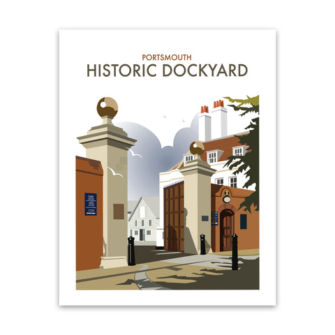 Portsmouth Dockyard Art Print