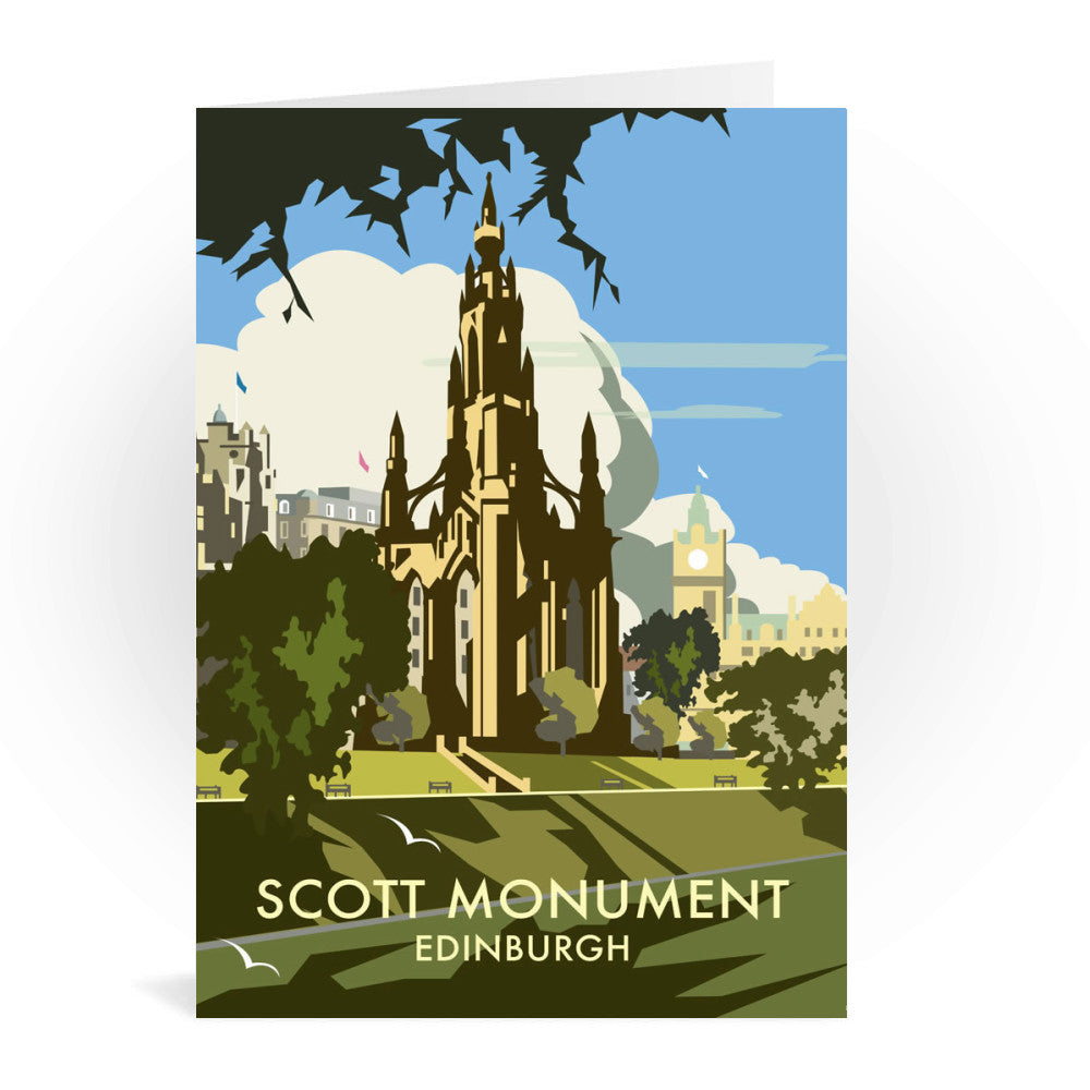 Scott Monument, Edinburgh Greeting Card
