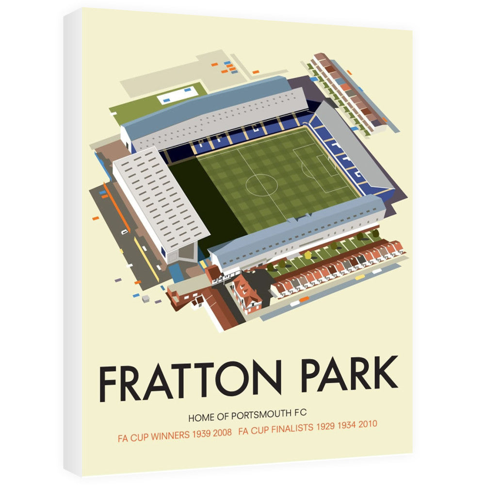 Fratton Park, Home of Portsmouth FC - Canvas
