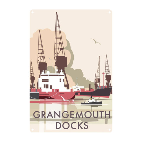 Grangemouth Docks Metal Sign
