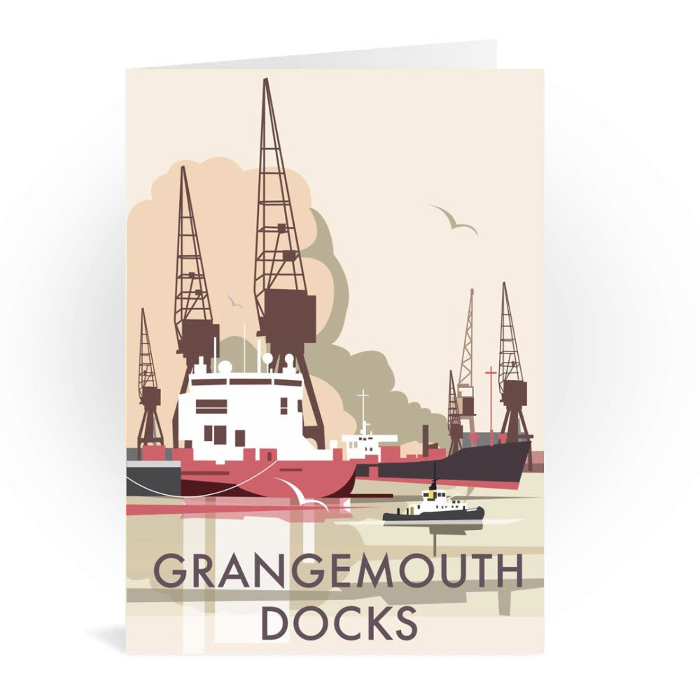 Grangemouth Docks Greeting Card
