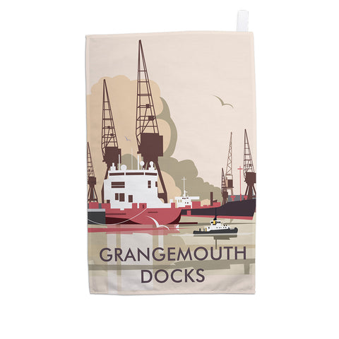 Grangemouth Docks Tea Towel