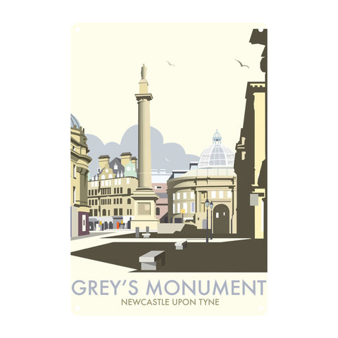 Greys Monument, Newcastle Metal Sign