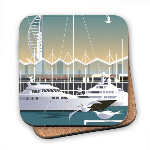 Gunwharf Quays, Portsmouth - Cork Coaster