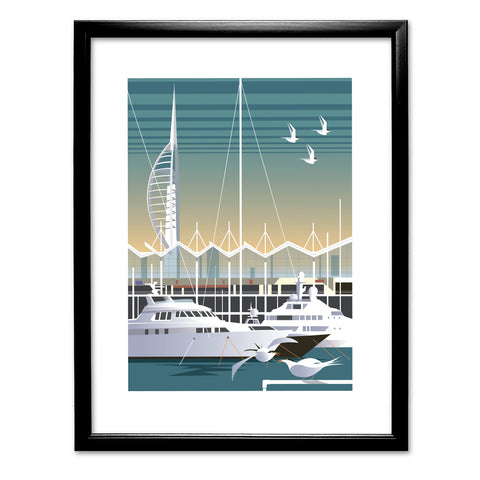 Gunwharf Quays Art Print